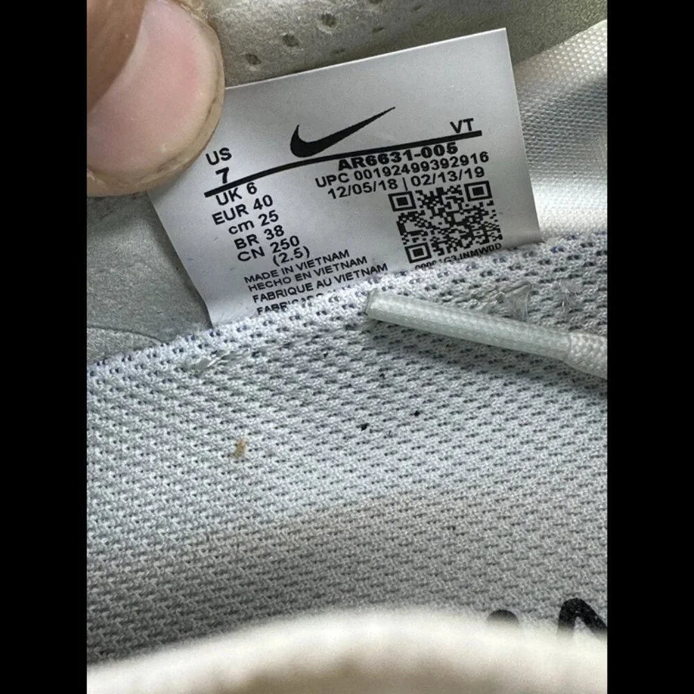 Size 7 - Nike Air VaporMax 2019 Shoes Wolf‎ Grey Mens AR6631-006